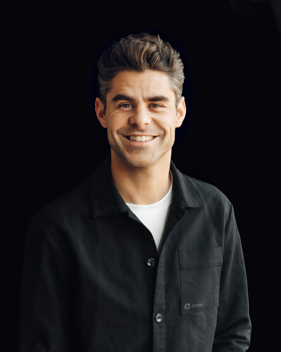 Portrait of Frank Jüdell, Country Manager Benelux at amina, supporting expansion of EV charging infrastructure across the Benelux region.