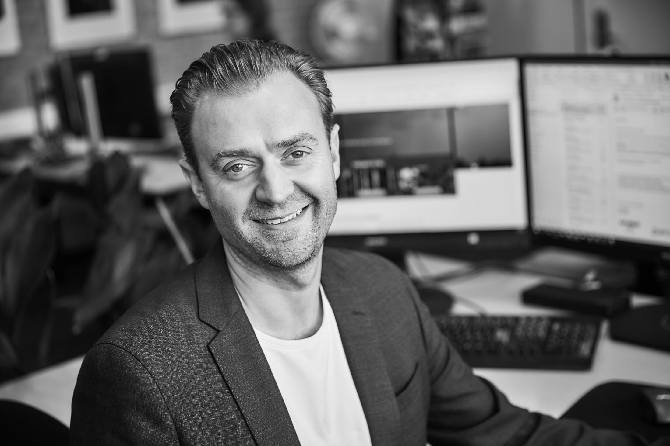 Portrait of Daniel Kristian Bylling-Westergaard, Senior Business Development Manager at Verdo. Partner of amina, illustrating collaboration between amina and European energy companies on EV charging infrastructure.